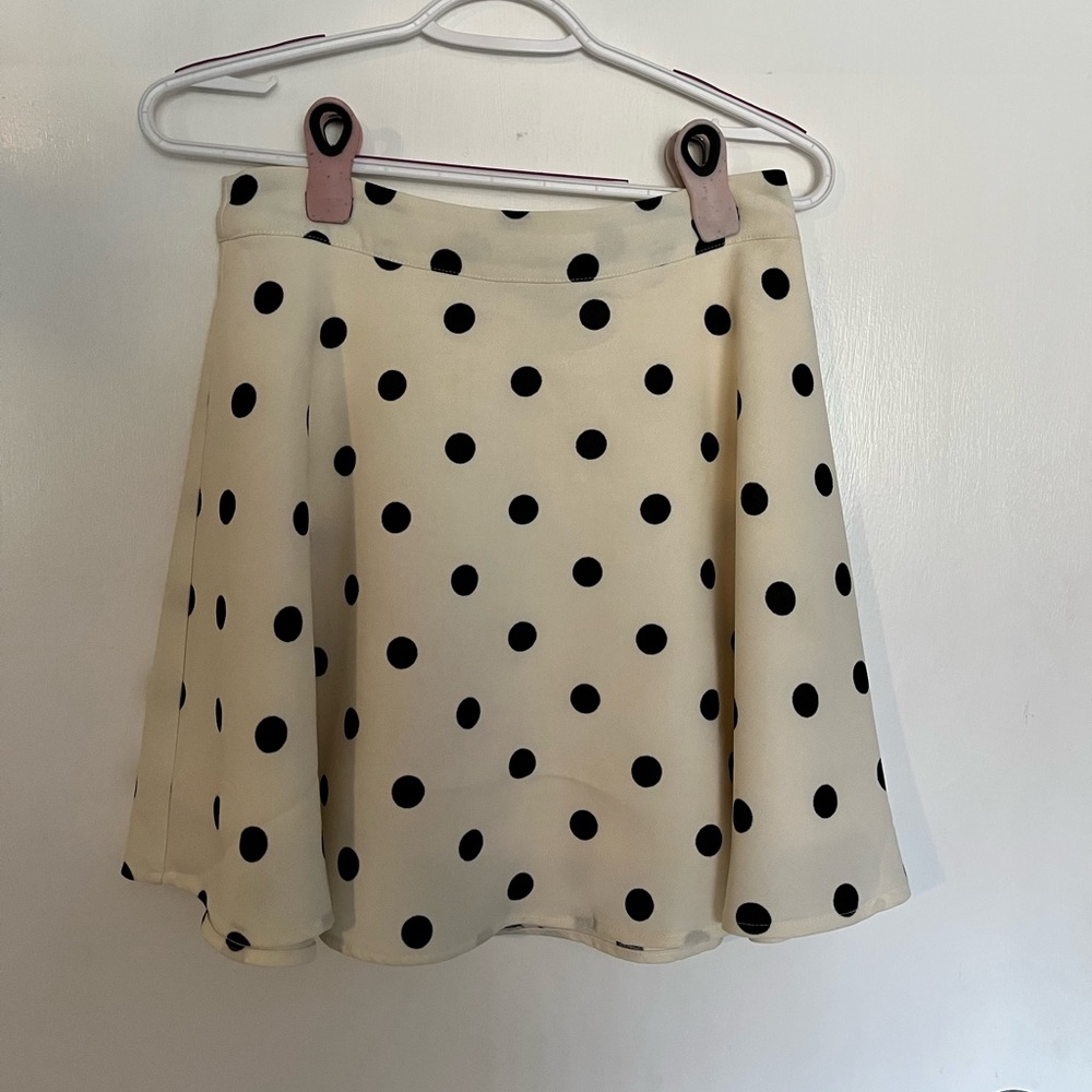 Polka dot skirt